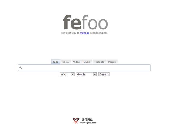 Fefoo:印度搜索網