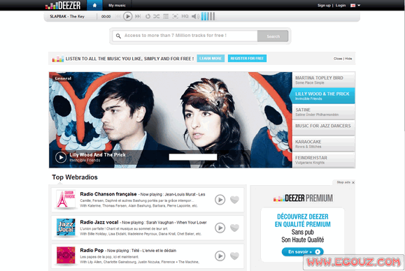 Deezer:法國線上音樂網