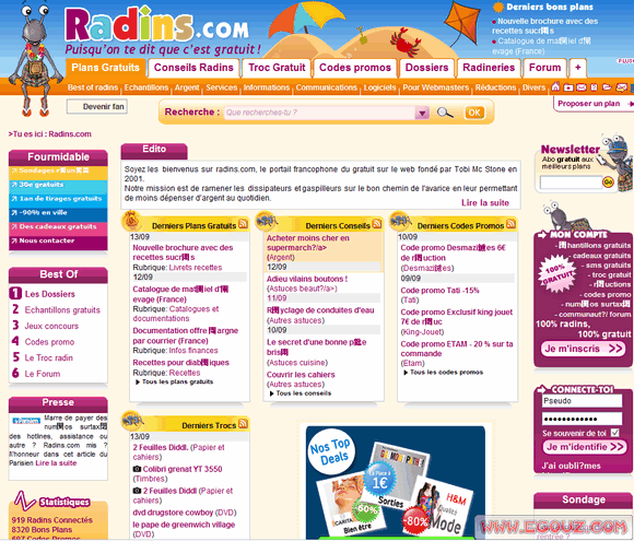 Radins:法國節儉生活網