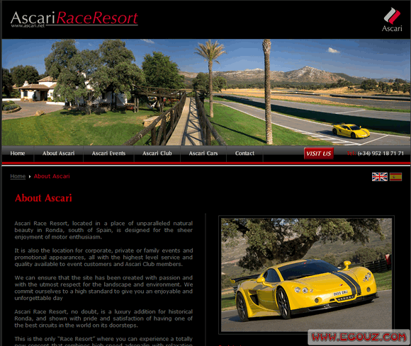 英國Ascari跑車官網