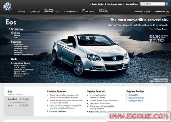 VW:德國大眾汽車官網