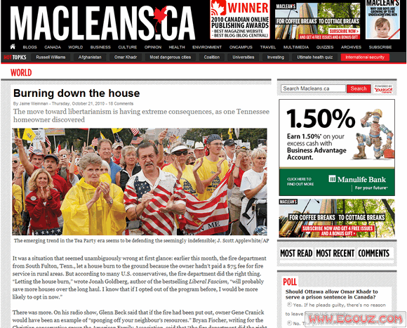 Macleans.ca:麥克琳新聞週刊