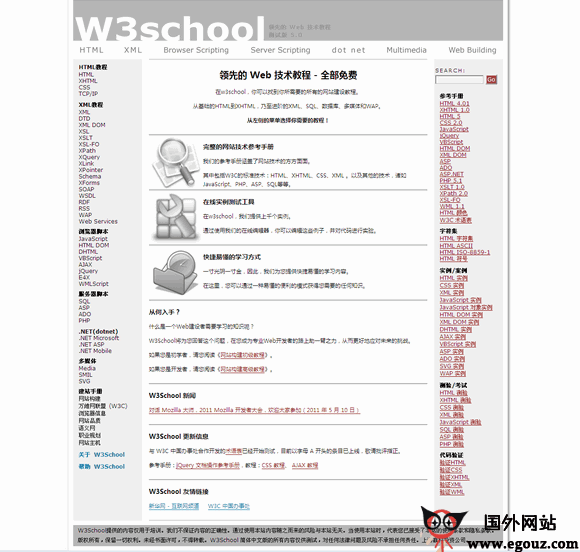 W3Schoo:網站技術資源網