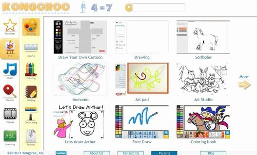 Kongoroo:兒童設計搜尋引擎