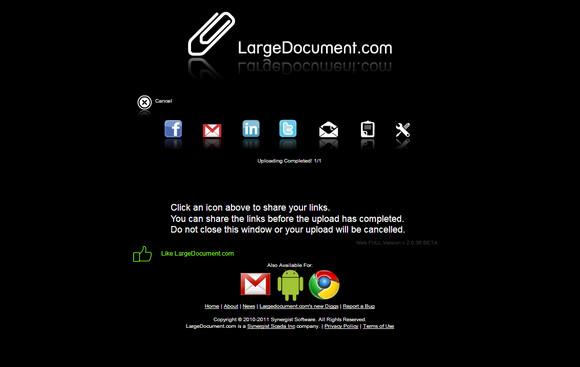 Largedocument:免費檔案分享平臺