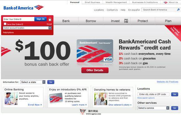 BankofaMerica:美國國家銀行