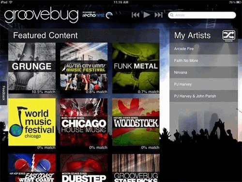 groovebug美國iPad雜誌音樂網