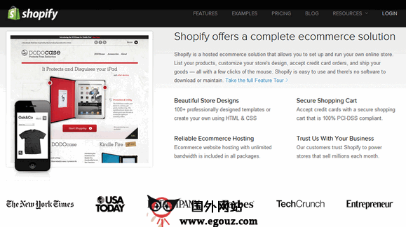 ShopiFy:電子商務平臺