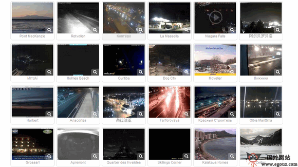 Webcams:線上旅遊視訊網
