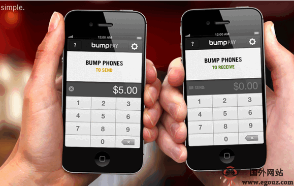 BUMP:手機版個人支付應用