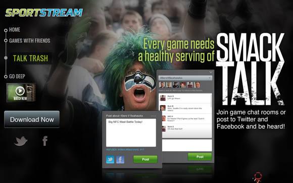 SportStream:體育賽事直播互動應用