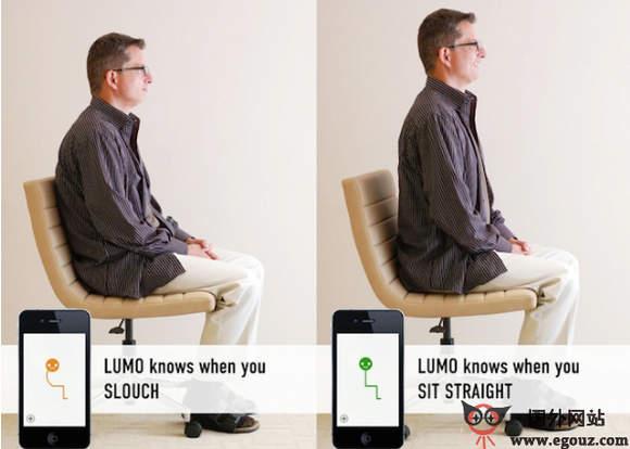 LuMoBack:坐姿糾正移動應用