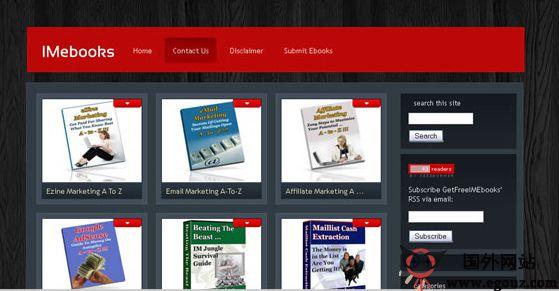 GetFreeeBooks:免費電子書分享平臺