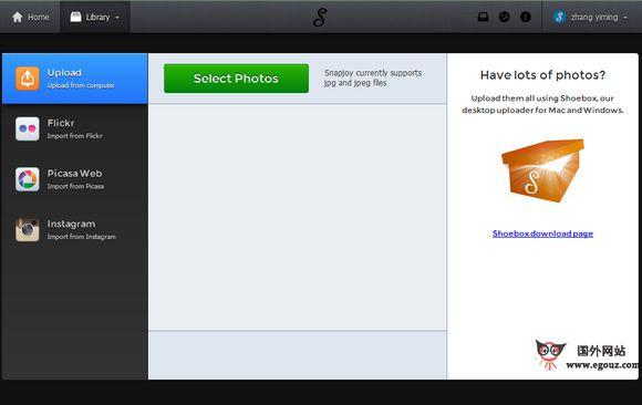 SnapJoy:線上相簿管理平臺