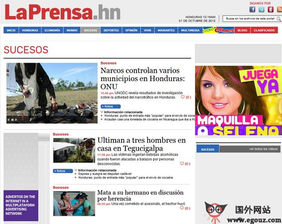 Laprensa.hn:阿根廷新聞報官方網站