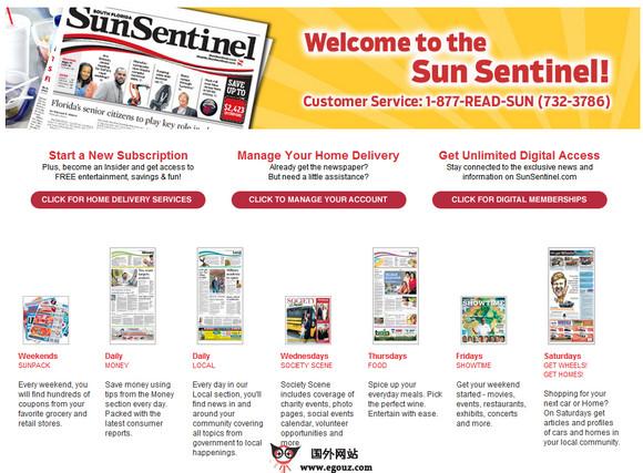Sun-Sentinel:南佛羅里達太陽哨兵報