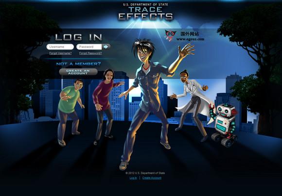 Trace Effects:美國英語學習視訊遊戲