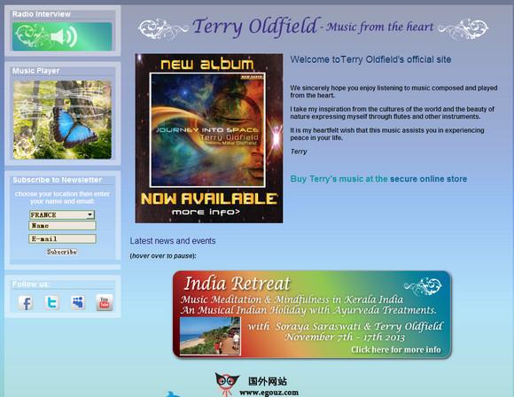 TerryoldField:英國特瑞·歐菲爾德心靈音樂大師