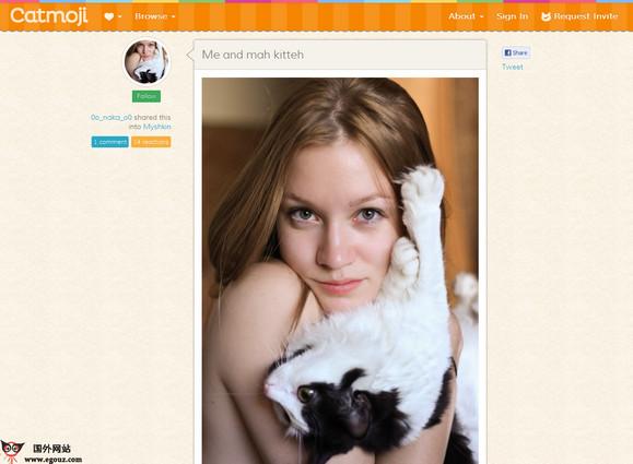 CatMoJi:寵物貓咪圖片社交網