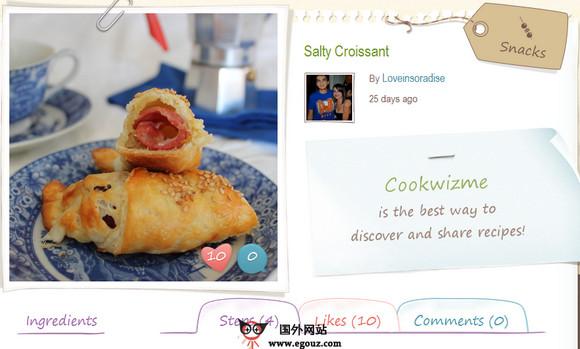 CookWiz:每日食譜分享網