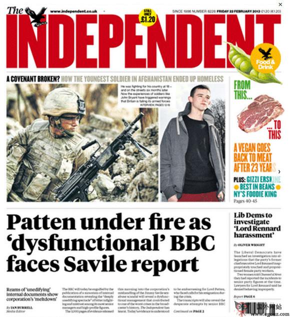 Independent:英國獨立報官網