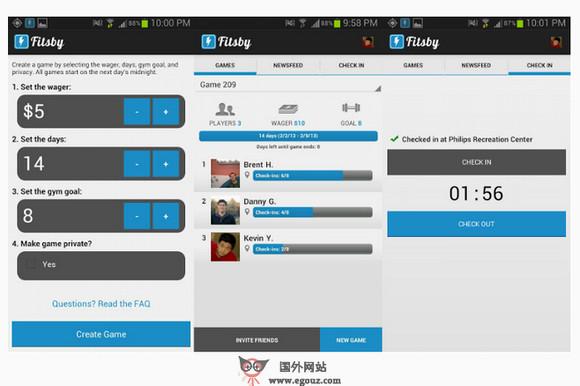 FitsbY:健身遊戲化手機應用