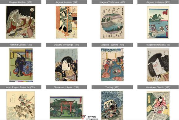 Ukiyo-E:日本浮世繪風俗畫檢索庫