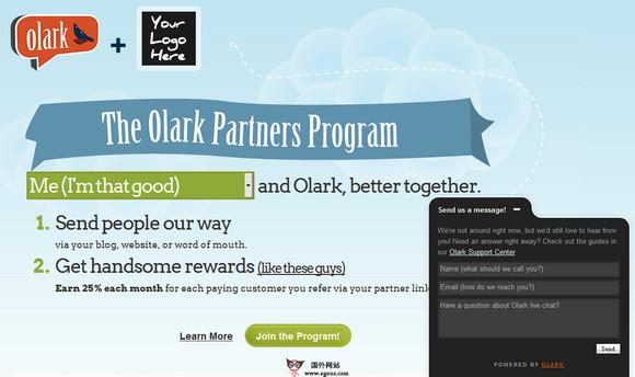 Olark:網站線上客服反饋應用工具