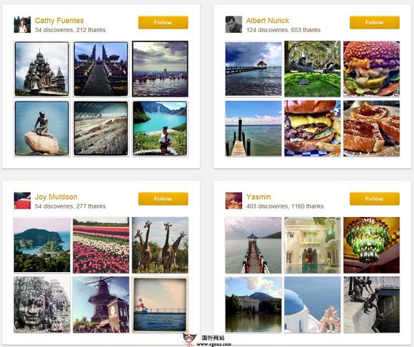 線上國外旅遊圖集分享社群