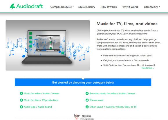 AudiodRaft:音樂眾包式營銷平臺
