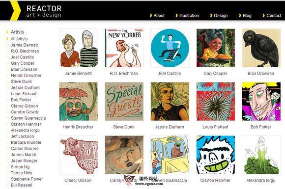 ReactorArt:線上插畫藝術交流營銷平臺