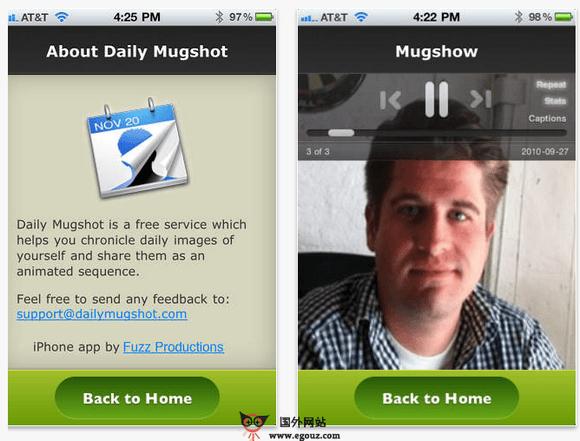 DailyMugshot:每日容顏手機拍照應用