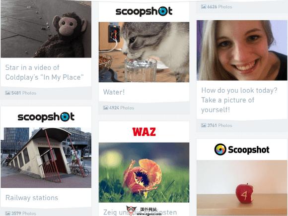 ScoopShot:眾包式圖片攝影平臺
