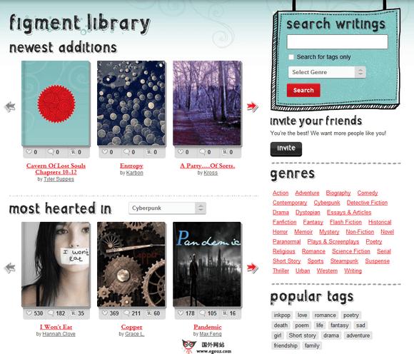 FigMent:自由文學創作聯盟社群