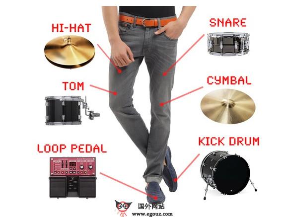 DrumPants:可穿戴式音樂裝備開發平臺