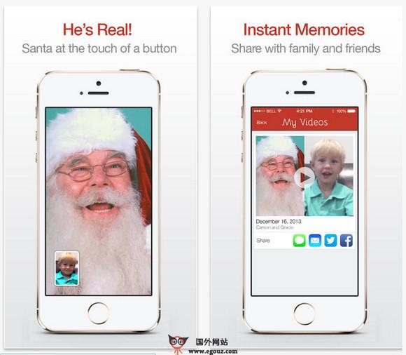 SayHelloSanta:與聖誕老人面對面視訊應用