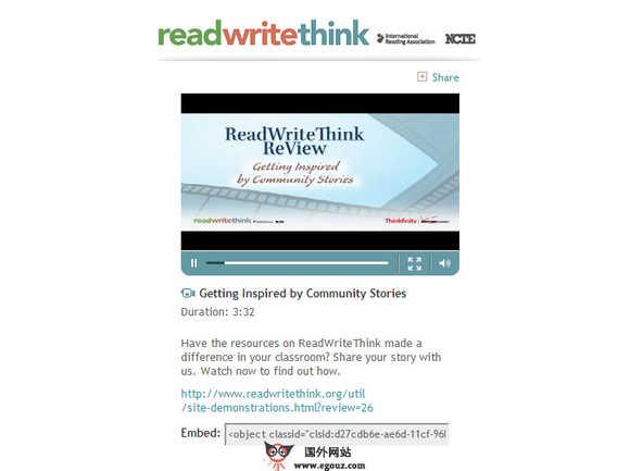 ReadWriteThink:線上免費K-12教育資源網