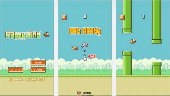線上網頁版Flappy Bird休閒遊戲