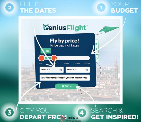 GeniusFlight:線上機票預算搜尋工具
