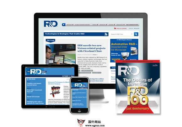 Rdmag:美國RD權威科學技術雜誌