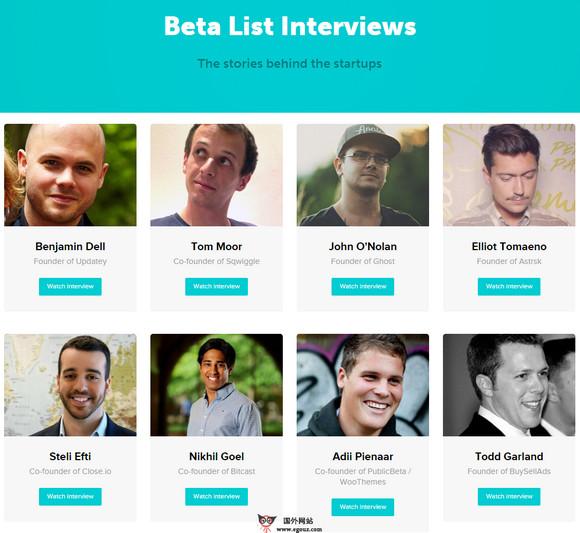 BetaList:初創公司清單列表網