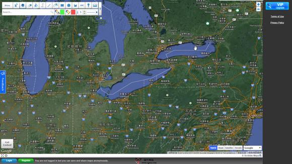 ScribbleMaps:線上地圖繪製分享平臺