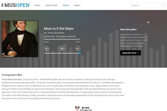 Musopen:線上樂器音樂資源網