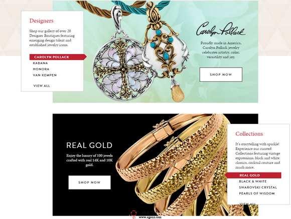 美國Jewelry珠寶設計購物網