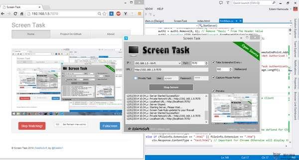 ScreenTask:基於瀏覽器螢幕操作共享工具