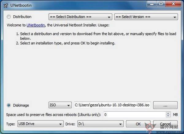 UNetbootin:Linux系統安裝盤製作工具