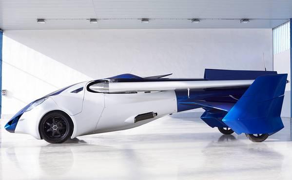 Aeromobil:可以飛的汽車側面圖