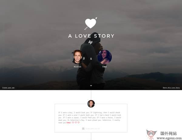 LoveStory:線上愛的故事製作分享網