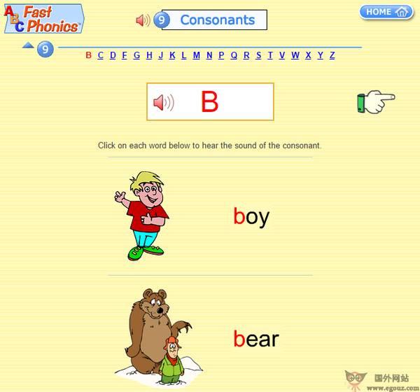 ABCFastpHonics:線上英語自然拼音教學網