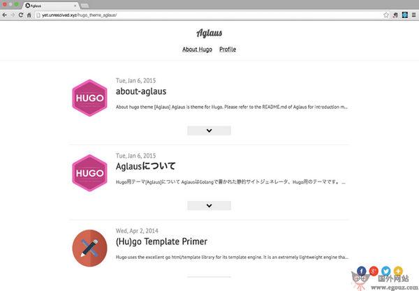 Gohugo:靜態網頁建站系統